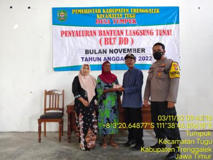 pembagian BLT DD bualan November 2022
